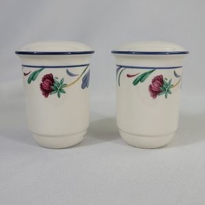 Lenox POPPIES ON BLUE Salt And Pepper Shakers
